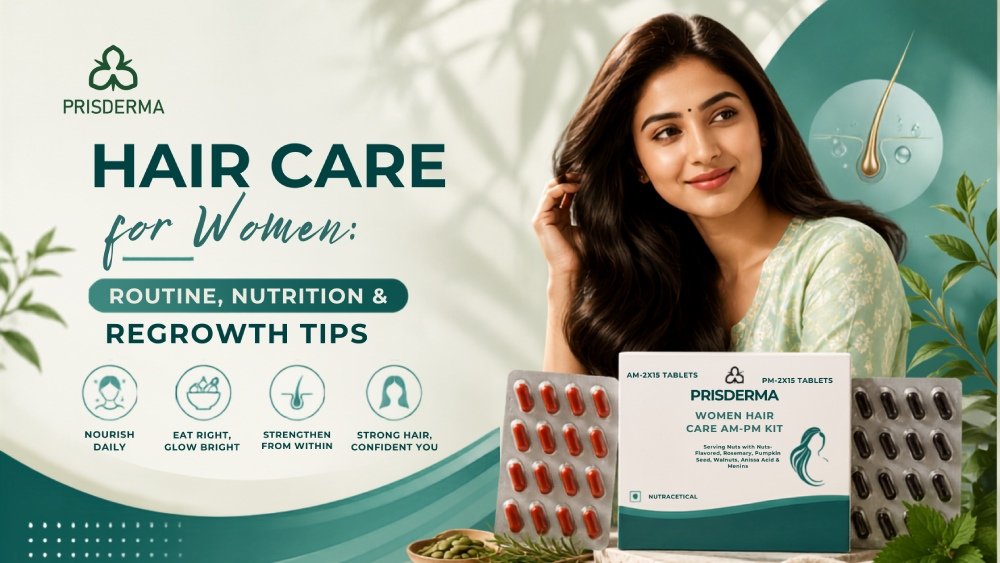 Hair Care for Women: Routine, Nutrition & Regrowth Tips